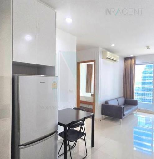 รูป ให้เช่าคอนโด เซอร์เคิล 1 เพชรบุรี 36 อาคาร 1 ชั้น 20 1 ห้องนอน ขนาด 44 ตรม ใกล้ การท่องเที่ยวแห่งประเทศไทย - รูปที่ 7/8