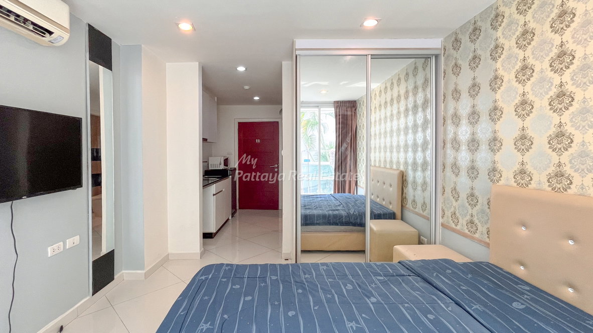 รูป 🛏️ Studio - 🛁 1 ห้องน้ำ - 🏙️ Garden View - 🇹🇭 ชื่อไทย - 🏢 Art On The Hill Pattaya - รหัส: AOH13 - รูปที่ 3/11
