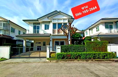 บ้านเดี่ยว เทสโก้โลตัส บางพลี : ขายบ้านเดี่ยว มัณฑนา วงแหวน-อ่อนนุช 3 ตกแต่งพร้อมอยู่ ทำเลติดถนนถนนกาญจนาภิเษก ใกล้เมกะ บางนา ใกล้ทางด่วนวงแหวน ใกล้สุวรรณภูมิ