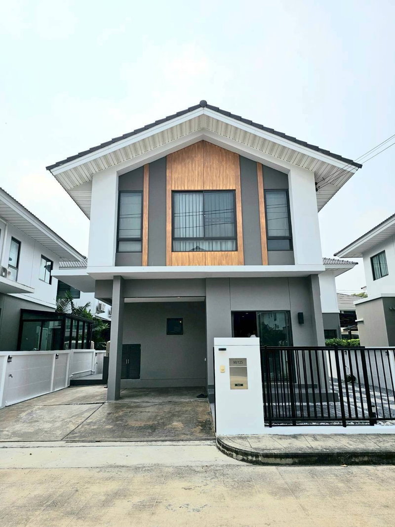 ขายบ้านแฝด : ขายบ้านแฝดเพอร์เฟคพาร์ค ราชพฤกษ์-346 สไตล์บ้านเดี่ยว 38.1 ตร.ว. 4 นอน ฟรีเฟอร์ฯ