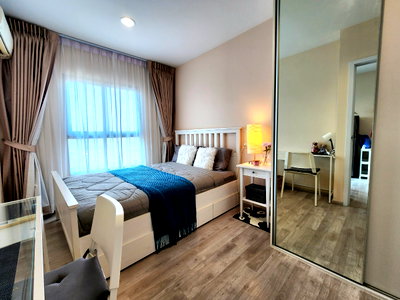 คอนโดให้เช่า : ลดราคา ** ห้องว่างครับผม อัพเดท!! เฟอร์นิเจอร์ดีมากๆ จาก Ikea**ให้เช่า Plum Condo Central Station เฟส2 ชั้น32 ห้องจริงตามปก  SN490.365