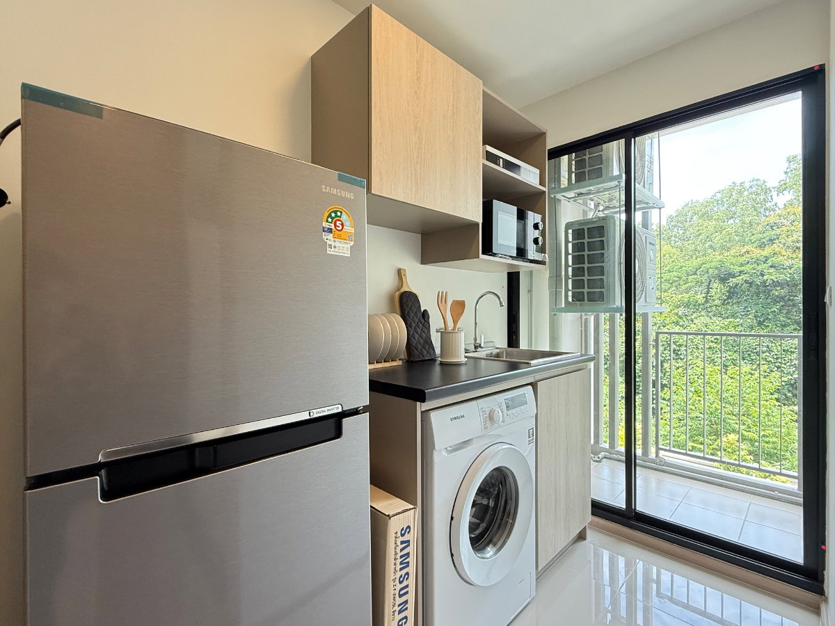 รูป #ให้เช่า Dcondo Vale ติดม.เกษตรศรีราชา ห้องใหม่ ปล่อยเช่าครั้งแรก ✅เฟอร์นิเจอร์ครบ ✅เครื่องใช้ไฟฟ้าครบ มีเครื่องซักผ้า 🔥ปล่อย 7,500🔥 - รูปที่ 12/13