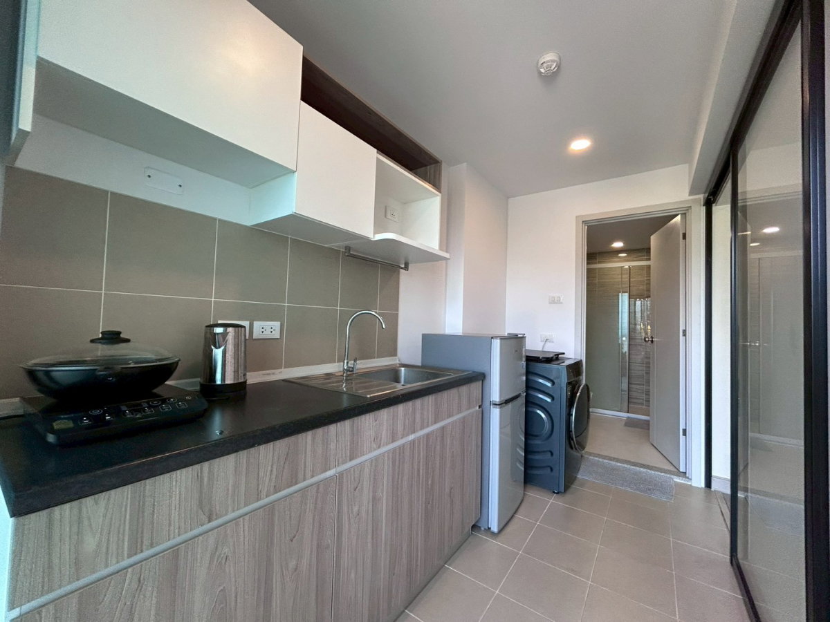 รูป #ให้เช่าคอนโด ศุภาลัย ซิตี้ รีสอร์ท สุขุมวิท107 -1 ห้องนอน 1 ห้องน้ำ 1 ห้องครัว - ชั้น 3 ขนาด 35 ตรม. - เฟอร์นิเจอร์ครบ ค่าเช่า 10,000 บาท - รูปที่ 9/12