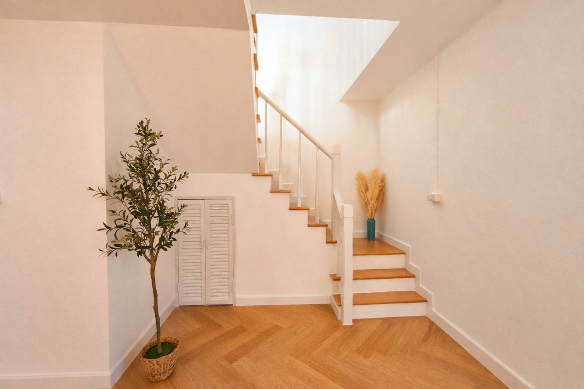 รูป ขายทาวน์เฮาส์พฤกษา 33 ลาดปลาดุก หลังมุมถนนเมน 29 ตร.ว. 5 นอน แต่ง Minimal Cozy ฟรีโอน - รูปที่ 9/20