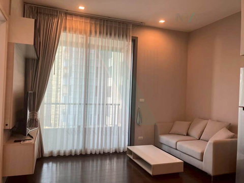 🚩 For Rent Condo Q ASOKE Building 1, Floor 19,1 bed room, Room size 38 sqm