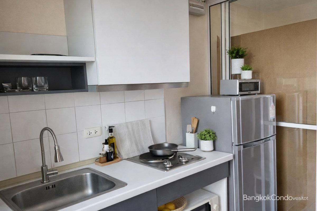 รูป 🍀🍀🍀Prime condo location 🚆ให้เช่า📌เดอะ เบส สุขุมวิท 77 (Line:@rent2022)✨BTSอ่อนนุช✨ พร้อมเข้าอยู่ ราคาดี!🔖A00509 - รูปที่ 10/13