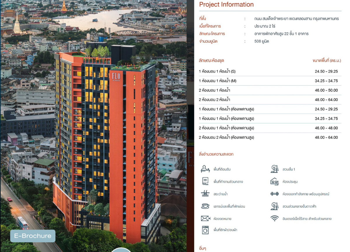 รูป คอนโดใหม่ แต่งพร้อมอยู่ 1ห้องนอน ระเบียงติดสวน ราคา 4.05 ล้านบาท Flo By Sansiri ติดต่อแนท แสนสิริ 063-969-8265 - รูปที่ 18/21