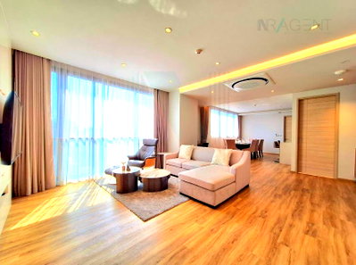 Condos for rent Rama 3 Road : For rent condo BEARING RESIDENCE Building 1, Floor 5,3 bed room, Room size 155 sqm