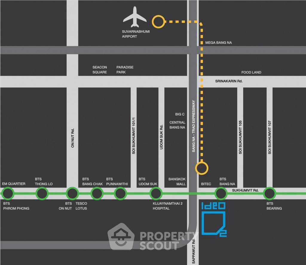 รูป คอนโด 2-ห้องนอน ที่ ไอดีโอ โอทู บางนา ใกล้ BTS บางนา (ID 2786462) - รูปที่ 18/18