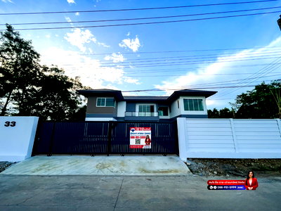 Houses for sale Bangkok : Detached house in Nimit Mai 59, within the KC Lakeland Project, custom-built by a reputable leading construction company