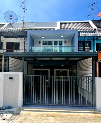 ทาวน์โฮม แคราย : ขายทาวน์เฮาส์สวนทองวิลเลจ เมืองนนท์ 18 ตร.ว. 3 นอน แต่งใหม่ใกล้ท่าน้ำนนท์ ฟรีโอน