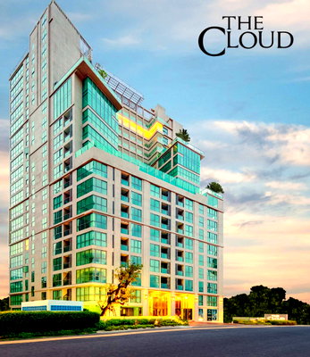 คอนโดให้เช่า : Rare corner unit condo at The Cloud Pattaya, near the beach, for rent @Pratumnak. 