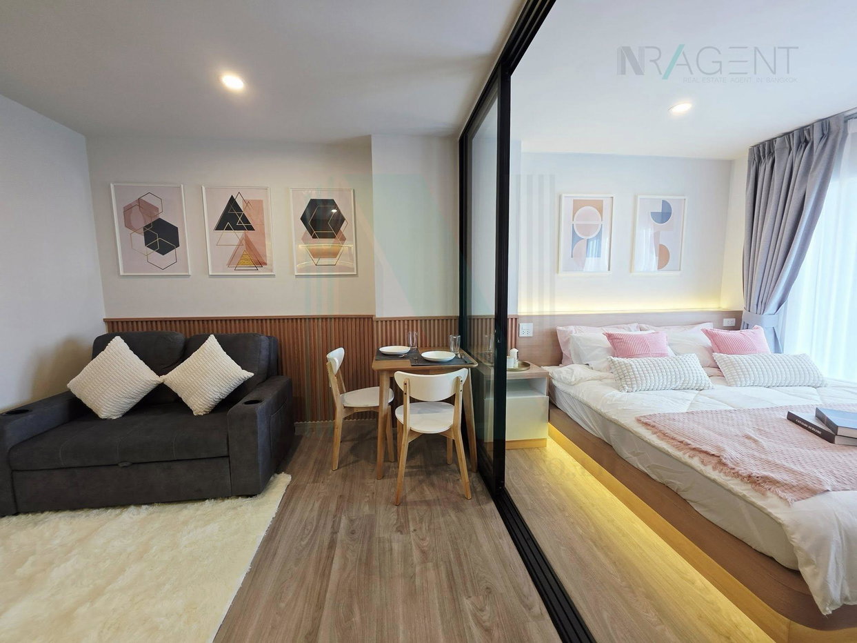 รูป 📌 ให้เช่าคอนโด รีเจ้นท์ โฮม บางนา อาคาร A ชั้น 18 1 ห้องนอน ขนาด 28 ตรม ใกล้ BTS บางนา - รูปที่ 2/8