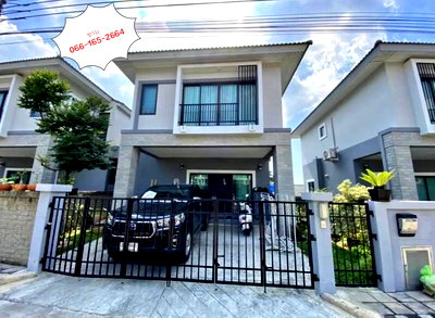 บ้านแฝด สมุทรปราการ : ขายบ้านแฝด บ้านริมสวน ซีนเนอรี่ ขนาด 35 ตร.ว.สภาพใหม่พร้อมอยู่ ใกล้ทางด่วน อยู่ใน ซ.วัดหลวงพ่อโต