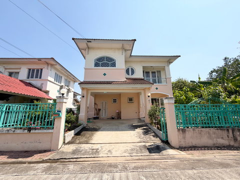 ขายบ้านเดี่ยวหลังริม ชัยพฤกษ์ ซอยวัดลาดปลาดุก ติดสวน โซนส่วนตัว 54 ตร.ว .ใกล้ Central Westgate