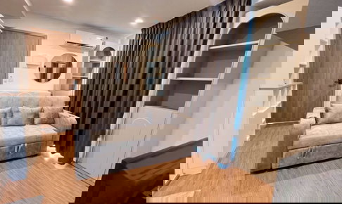 ให้เช่าคอนโด เดอะ ลิฟวิ่น รามคำแหง อาคาร 1 ชั้น 12A 2 ห้องนอน ขนาด 38 ตรม ใกล้ The Mall บางกะปิ