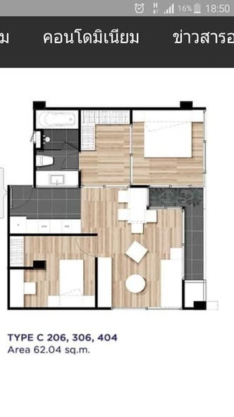 รูป 🔥✅ถูกที่สุดในโครงการ ห้องใหญ่ 62 ตรม. I Zen Prime Condo (ไอ เซน ไพรม์ คอนโด)🔥 - รูปที่ 7/7