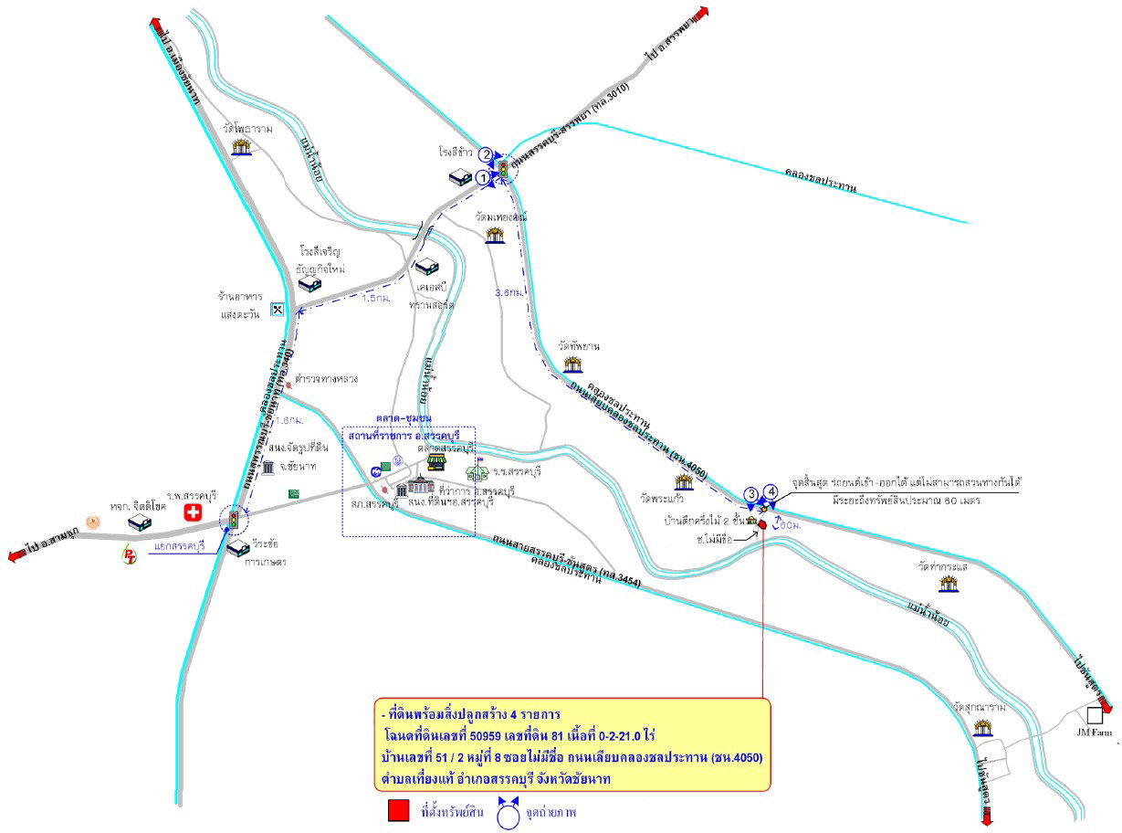 รูป ที่ดินพร้อมสิ่งปลูกสร้าง 221 ตร.วา อำเภอสรรคบุรี ชัยนาท 1.2M - รูปที่ 7/7