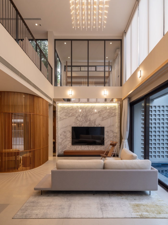 รูป WS7023 ✨ Ultra Luxury Home ใจกลางเมือง🔥บ้านเดี่ยว 4 ชั้น เพียง450,000 บาท/เดือน - รูปที่ 5/14