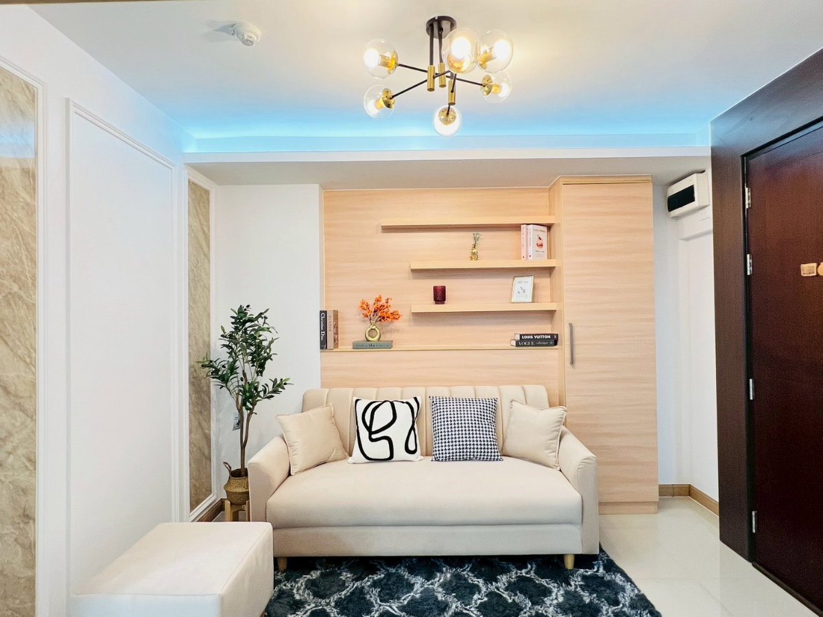 รูป ห้องใหญ่ ติดถ.ลาดพร้าว 112-114 เลอฌ็อง พรีเมี่ยม พร้อมอยู่ ที่จอดรถเยอะมาก นัดดูห้อง 099-7829466 - รูปที่ 14/15