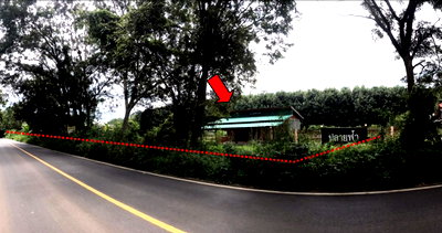 ที่ดิน นาจะหลวย อุบลราชธานี : ที่ดินพร้อมสิ่งปลูกสร้าง 1256 ตร.วา ม.4 อำเภอนาจะหลวย อุบลราชธานี