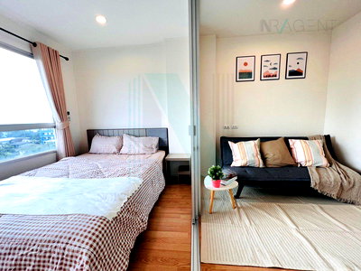 Condos for rent Soi On Nut (Sukhumvit 77) : 🔺 For Rent Condo LUMPINI VILLE ONNUT 46 Building A1, Floor 8,1 bed room, Room size 23 sqm