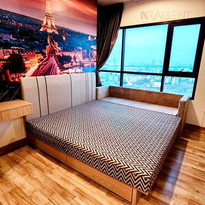 Condos for rent BTS Bearing : 🚩 For Rent Condo NICHE MONO SUKHUMVIT - BEARING Building 1, Floor 21,1 bed room, Room size 49 sqm