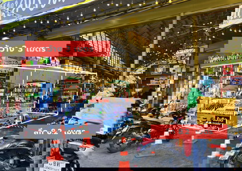 ปล่อยเช่าพื้นที่ด้านหน้าสุด ล็อคเปล่า ขนาด 11.20 ตร.ม. หน้าตลาดมารวยปิ่นเกล้า ติดถนนบรมราชชนนี ใกล้เซ็นทรัลปิ่นเกล้า