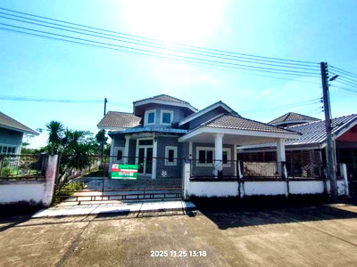 บ้านเดี่ยว ระยอง : บ้านเดี่ยว 57.4 ตร.วา ฐานทรัพย์แลนด์ 9 แกลง ระยอง 2.4M