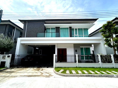 Houses for rent Bangkok : 🐶🐱Single house : The City Suksawat 64  | Fully furnished, ready to move in *Pet-Friendly*📍Near Central Rama 3 