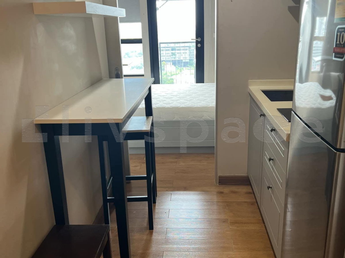 รูป ▚ LI115ツ ให้เช่า: The Editor 1BR 28.25sqm. 17K ✨ ห้องมุม Type ประตูกั้นหายาก เฟอร์ครบ ทีวีใหญ่ติดผนัง 🏙️ - รูปที่ 7/7