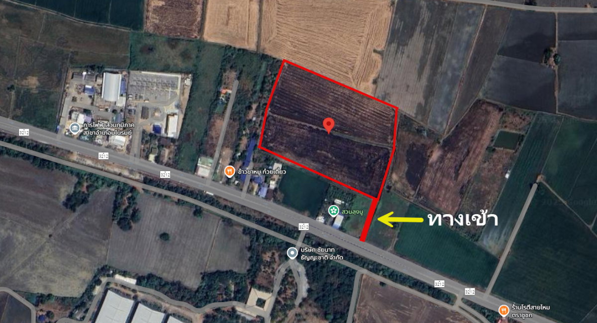 picture Prime 25-rai land with high-potential, located on Highway 3212 frontage. - 3/3