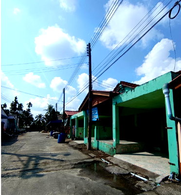 ทาวน์โฮม นครศรีธรรมราช : ทาวน์เฮ้าส์ 50 ตร.วา เมืองทองหัวไทร อำเภอหัวไทร นครศรีธรรมราช 420,000