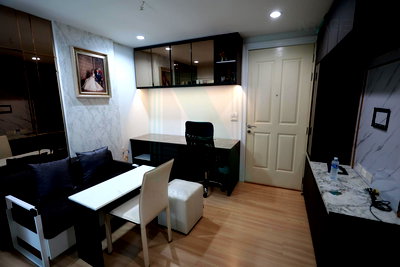 Condos for rent HomePro Ekkamai-Raminthra : For Rent Condo THE NICHE ID LADPRAO - WANG HIN Building 1, Floor 2,1 bed room, Room size 35.00 sqm