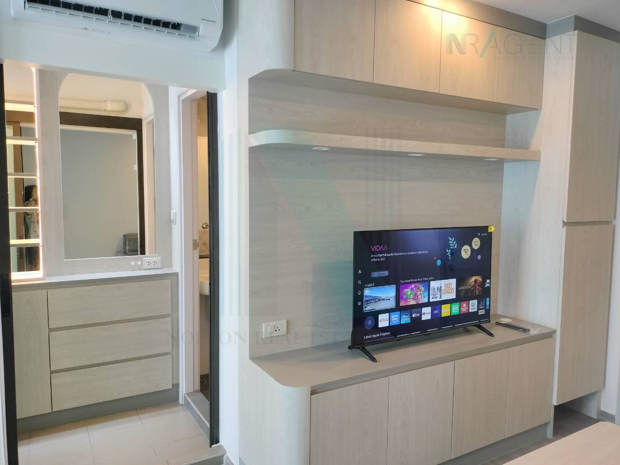 รูป 🚩 ให้เช่าคอนโด รีเจ้นท์ โฮม วุฒากาศ อาคาร A ชั้น 12 1 ห้องนอน ขนาด 26 ตรม ใกล้ BTS วุฒากาศ - รูปที่ 6/8