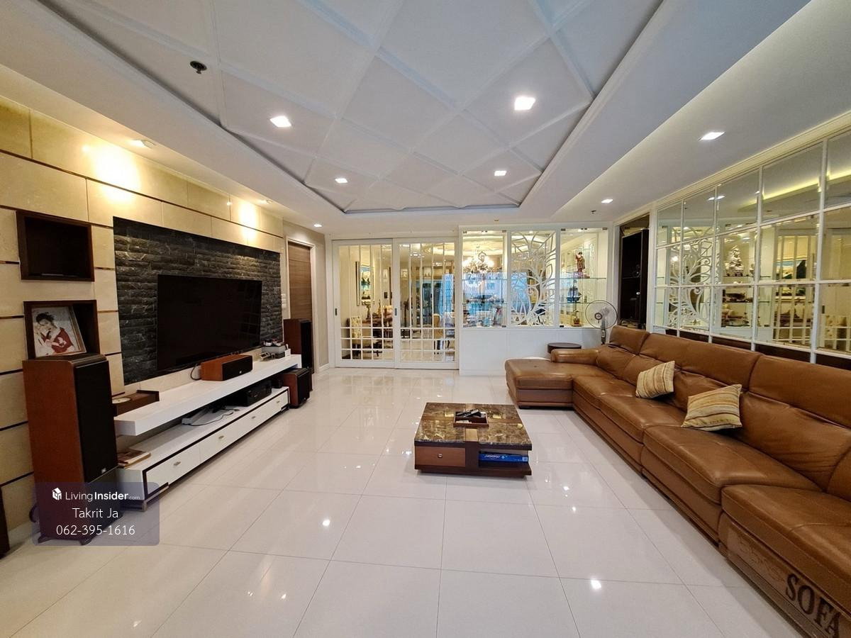 รูป ฟีลบ้านบนคอนโด ริมเเม่น้ำเจ้าพระยา🛋️ Supalai Prima Riva | 3 ห้องนอน 5 ห้องน้ำ | 246 ตร.ม. | ชั้น 12 | BTS นราราม3 - รูปที่ 8/14