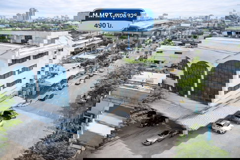 อาคารพาณิชย์ 5 ชั้นให้เช่า 2 คูหา ห้องมุม 3 นอน 3 น้ำ ใกล้ MRT สุทธิสาร 900 ม.ติดถนนสุทธิสารวินิจฉัย 450 ตร.ม.ทำเลอินทามระ