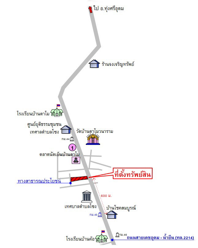 รูป ที่ดินพร้อมสิ่งปลูกสร้าง 816 ตร.วา อำเภอน้ำยืน อุบลราชธานี 1.4M - รูปที่ 6/6