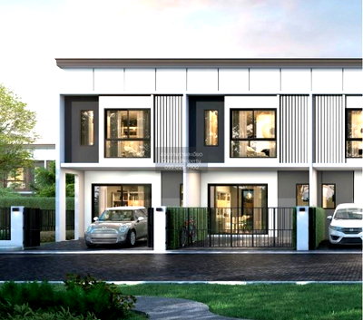 Townhouses for sale Samut Prakarn : For Sale Townhouse/Townhome  , Pruksa Ville 123 Bangna - Onnut , Racha Thewa , Bang Phli , Samut Prakarn , CX-151118 ✅ Live chat with us ADD LINE @connexproperty ✅