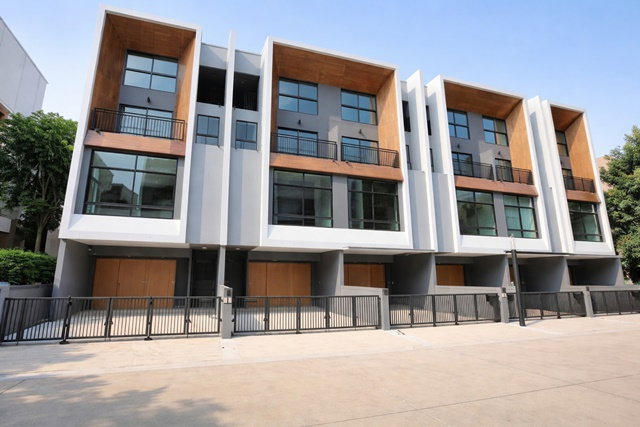 รูป ใกล้ARLรามคำแหง 1.33กม. หลุดจอง ถ.พัฒนาการ อ่อนนุช17 สุขุมวิท71 ปรีดี ทาวน์โฮม 3 ชั้น ติดถนนเมน 3 นอน 3 น้ำ 22 ตร.วา. 260 ตร.ม. - รูปที่ 1/8