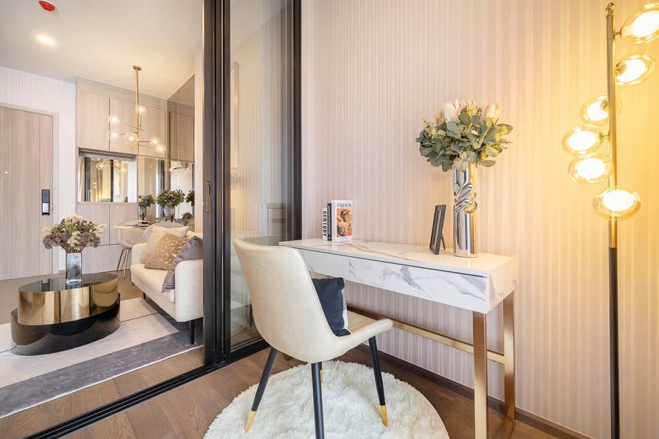 รูป ✨🦄 ราคาพิเศษ พร้อมเข้าอยู่ 🦄✨ Park Origin Phayathai 🚝 ห้องสวยปกตรง เฟอร์ครบ จบในที่เดียว โทร 096-2493698 (POP0006) - รูปที่ 6/24