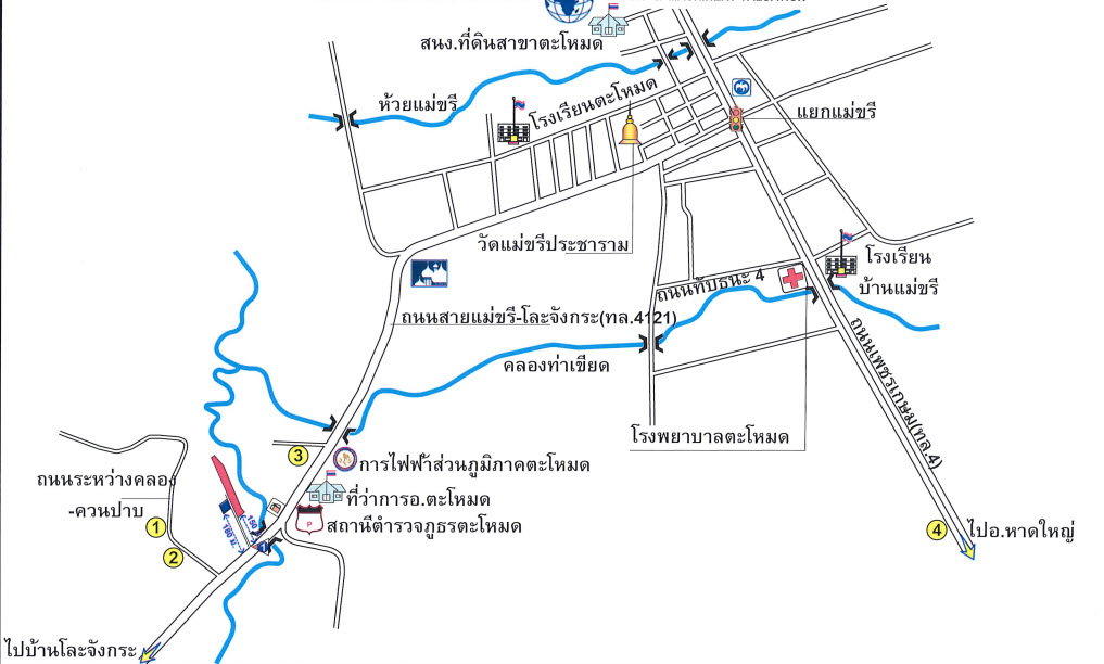 รูป ที่ดินพร้อมสิ่งปลูกสร้าง 2510.2 ตร.วา อำเภอตะโหมด พัทลุง 2.8M - รูปที่ 4/4