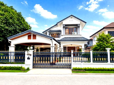 เช่าบ้านเดี่ยว ม.ราชภัฏพระนคร : ตลาดถนอมมิตร 800 ม.78 ตร.ว. 312 ตร.ม. ถ.สุขาภิบาล5 คฤหาสน์ บ้านเดี่ยว 3-4นอน 3 น้ำ ใกล้เสถียรธรรมสถาน 900 ม. เพลินนารี่มอลล์ 2.2 กม.