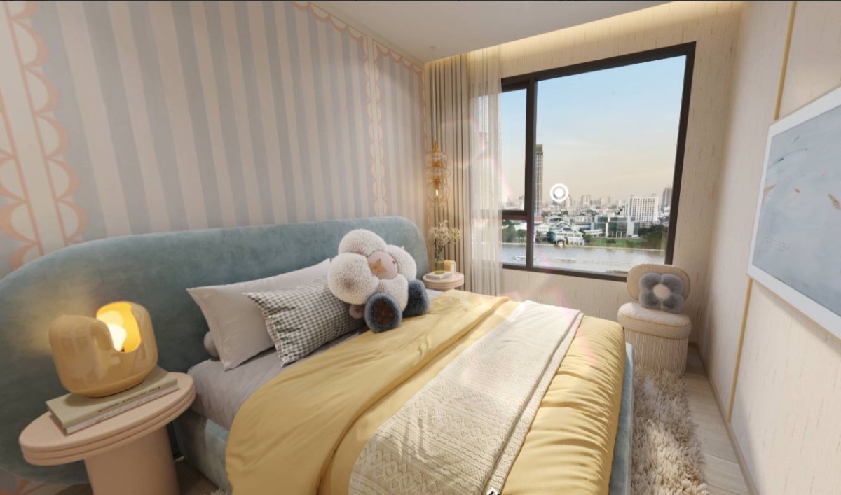 รูป ▚ LI112ツ ขายดาวน์: LOVE Charoen Nakhon 3BR 96.5sqm. 17.21M ✨ ยูนิต 3 นอน ทิศตะวันออก วิวแม่น้ำ ราคาดีที่สุดในโครงการตอนนี้ 🏙️ - รูปที่ 6/7