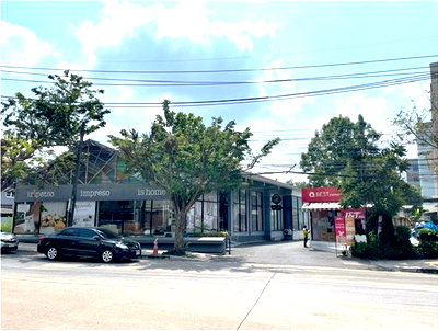 เช่าที่ดิน กรุงเทพมหานคร : WS7034 📍 ให้เช่าที่ดิน + สิ่งปลูกสร้าง ถ.นวลจันทร์ ใกล้เลียบด่วน ✨ ห่างจากถนนเลียบด่วนเพียง 50 เมตร เช่าเพียง  290,000 บาท/เดือน