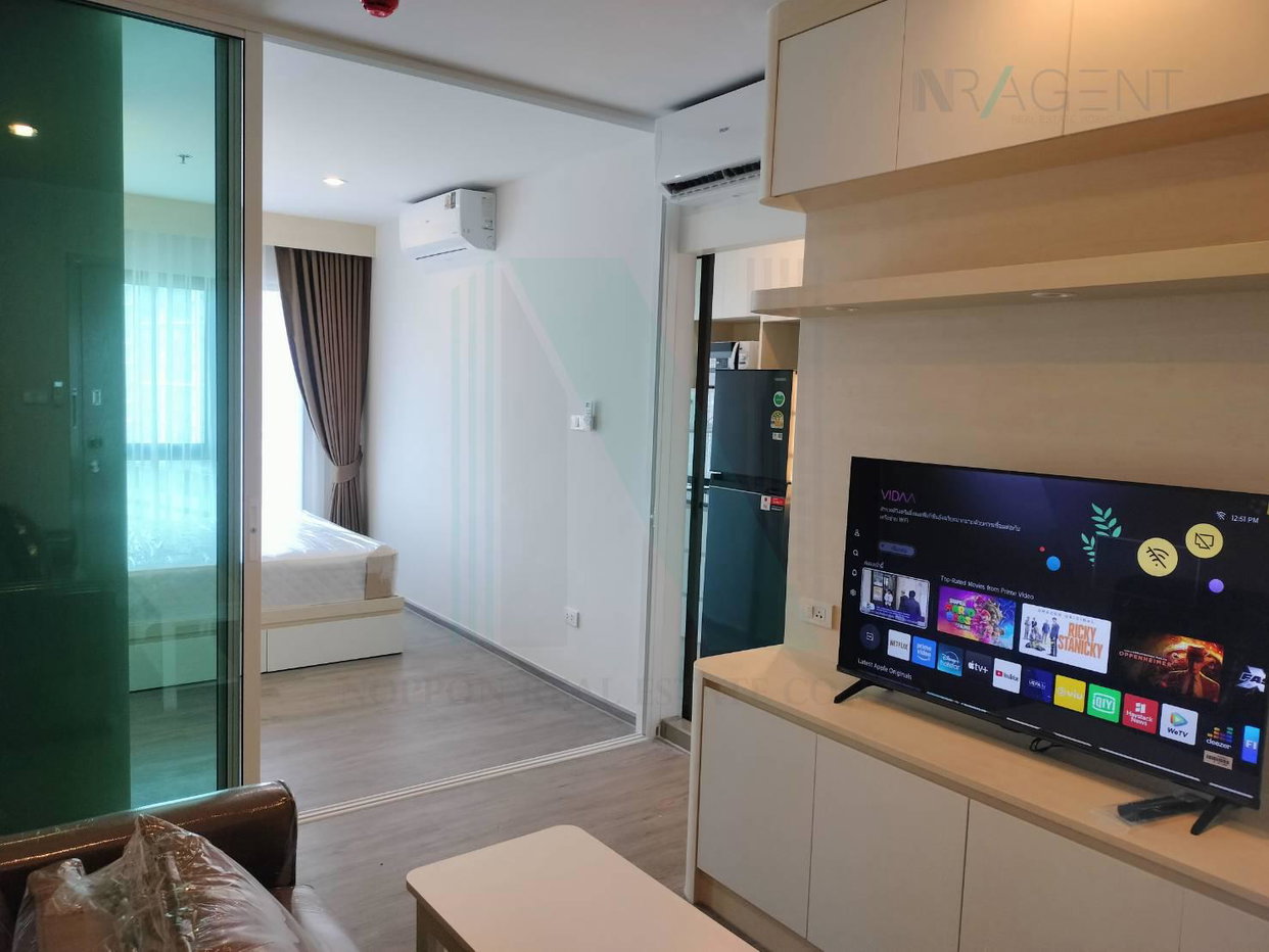 รูป 🎊 ให้เช่าคอนโด รีเจ้นท์ โฮม วุฒากาศ อาคาร A ชั้น 11 1 ห้องนอน ขนาด 26.00 ตรม ใกล้ BTS วุฒากาศ - รูปที่ 6/8