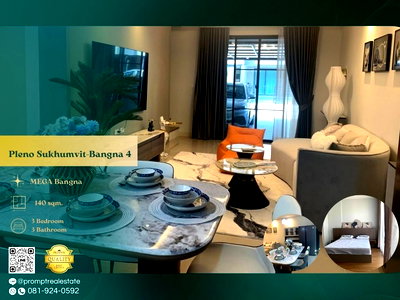 Houses for rent Mega Bangna : OP02091 - Pleno Sukhumvit-Bangna 4 :  MegaBangna