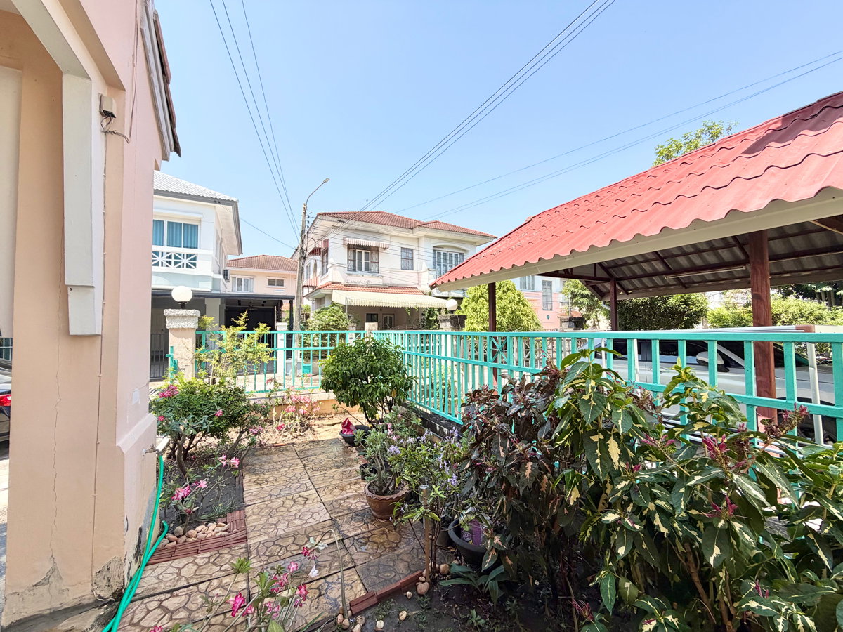 รูป ขายบ้านเดี่ยวหลังริม ชัยพฤกษ์ ซอยวัดลาดปลาดุก ติดสวน โซนส่วนตัว 54 ตร.ว .ใกล้ Central Westgate - รูปที่ 12/35