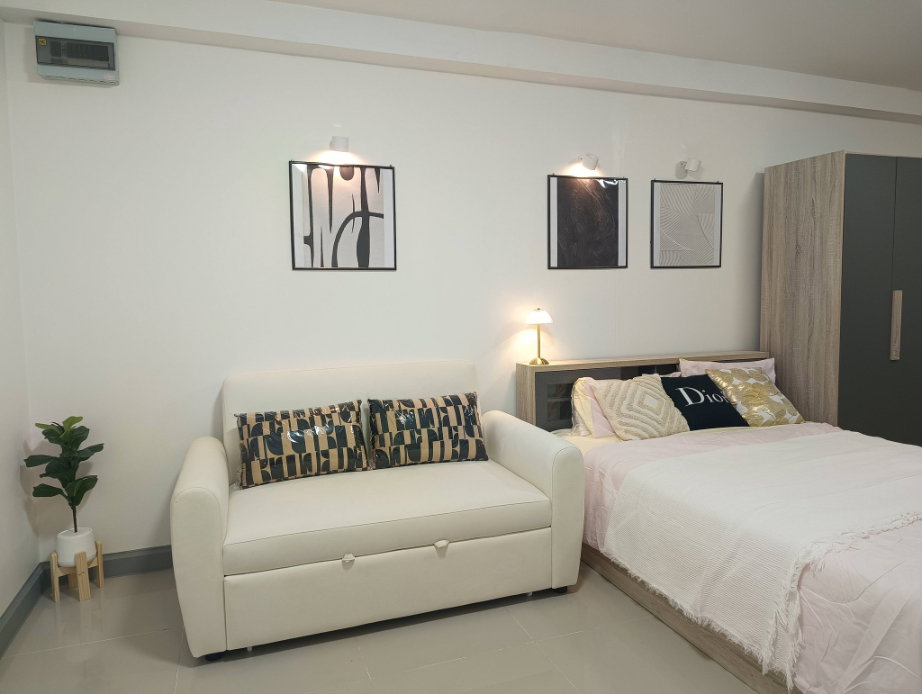 รูป Supalai City HOME รัชดา ซ 10   ห้อง 1 นอน  32 ตรม   ชั้น 4 ห้องริม ห้องตกเเต่งใหม่  MRT ห้วยขวาง - รูปที่ 12/17