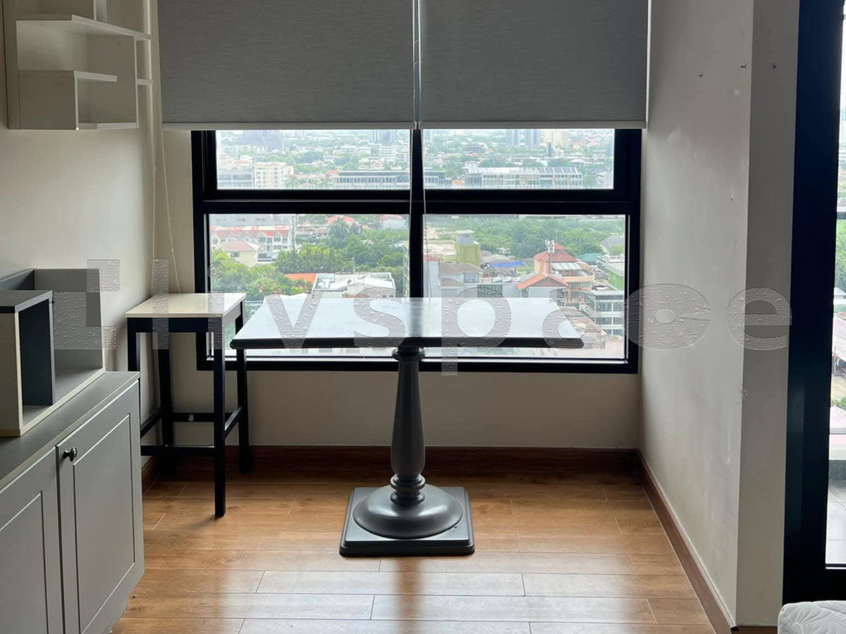 รูป ▚ LI115ツ ให้เช่า: The Editor 1BR 28.25sqm. 17K ✨ ห้องมุม Type ประตูกั้นหายาก เฟอร์ครบ ทีวีใหญ่ติดผนัง 🏙️ - รูปที่ 3/7